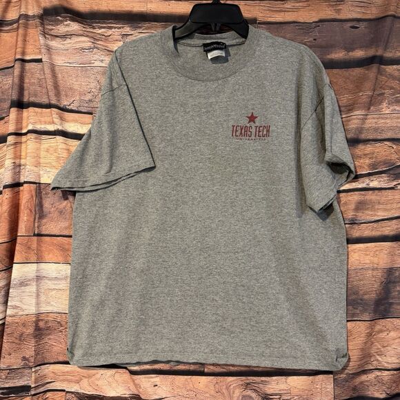 Texas Tech University T-Shirt Grey XL SS Vintage 1923 Red Raiders Apparel DS - Picture 2 of 8